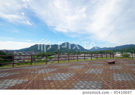 View from Koharu Town General Athletic Park Observation Plaza in Tagawa District, Fukuoka Prefecture 95410697