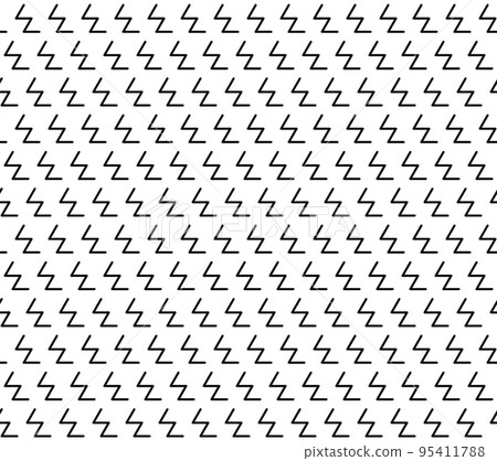 Seamless pattern of zig-zag lines, vector quality, black on white, modern minimalist flat style, bold, punchy vectors that demand attention, ideal geometry Seamless pattern of zig-zag lines, vector quality, black on white, modern minimalist flat style, bold, punchy vectors that demand attention, ideal geometry 95411788