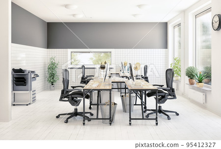 modern office interior 95412327
