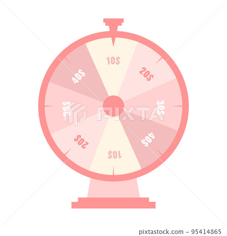 Wheel of fortune background. Vector lucky roulette illustration. Wheel of fortune background. Vector lucky roulette illustration. 95414865