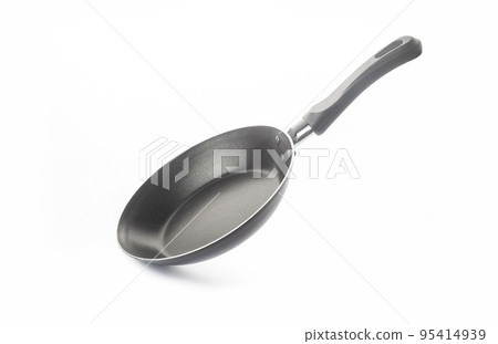 Frying pan on white background 95414939