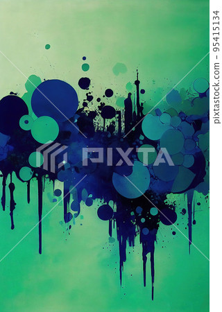 abstract background in blue and green abstract background in blue and green 95415134