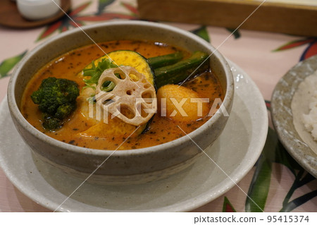 Hokkaido specialty soup curry Hokkaido specialty soup curry 95415374