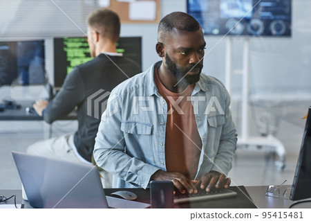 Black Man As Computer Programmer 95415481