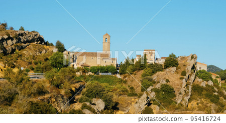 panoramic view of Vilanova de Prades, Spain panoramic view of Vilanova de Prades, Spain 95416724