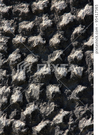 Black stones and rocks of different shapes. Black stones and rocks of different shapes. 95417565