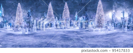 Christmas Decoration. Holiday Decorations. Christmas balls. Banner size Christmas Decoration. Holiday Decorations. Christmas balls. Banner size 95417833