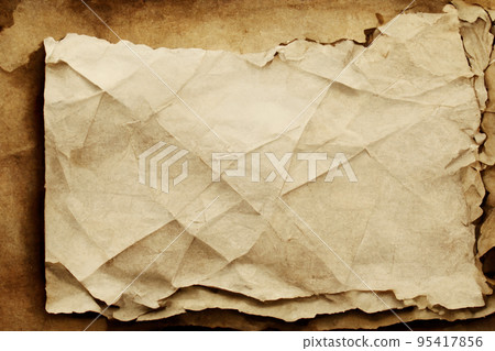 Aged paper torn edges. Grungy retro background Aged paper torn edges. Grungy retro background 95417856
