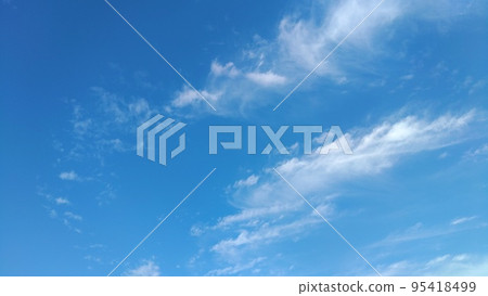 廣闊藍天中的白雲 95418499