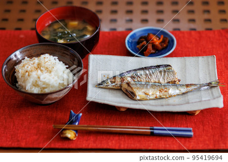 Saury breakfast Saury breakfast 95419694