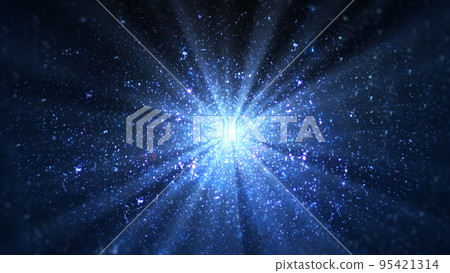 Lens flare particle luminescence glitter particle star 95421314