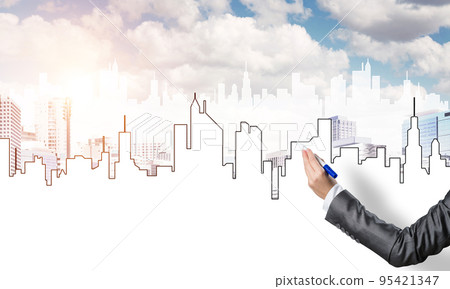 Engineering designer at work 95421347