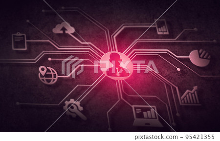 Social media communication 95421355