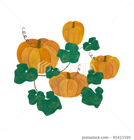 Pumpkin in gentle watercolor colors Pumpkin in gentle watercolor colors 95421595