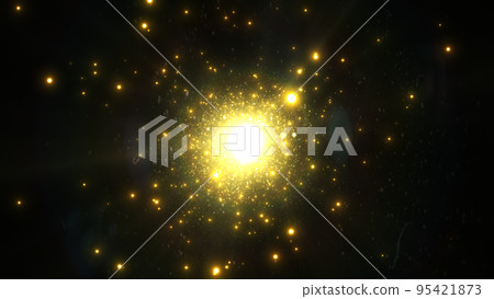 Lens flare, luminescence, particle, particle, universe, stardust 95421873
