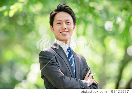 Business man fresh green Business man fresh green 95421957