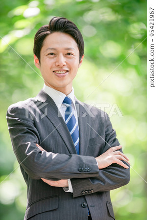 商人新鮮的綠色 95421967