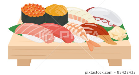 什錦壽司的插圖 什錦壽司的插圖 95422432
