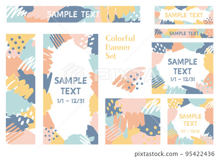 Frame material_abstract_pastel color 95422436