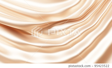 米色布。用於化妝品的背景圖像。 95423522