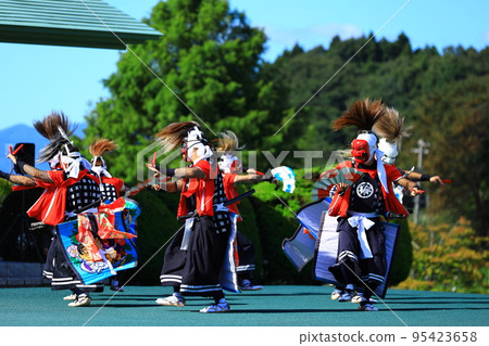 Kitakami City, Iwate Prefecture, folk entertainment, Devil's Sword Dance 95423658