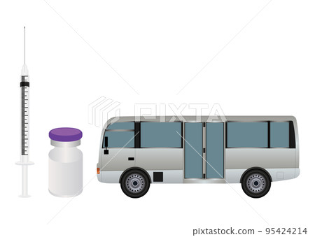 Vaccine and Shuttle Bus 95424214