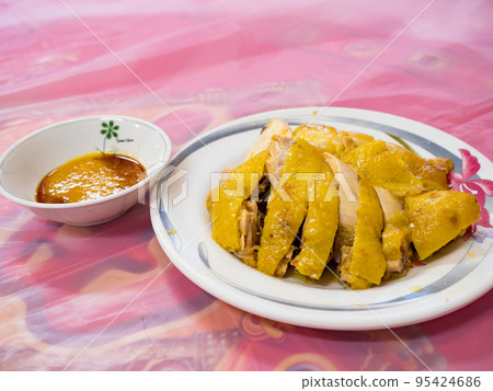 台灣傳統美食 - 白斬鹽水雞 95424686