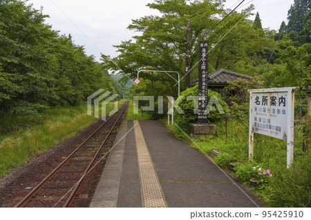 A view of JR Kareigawa Station in Kagoshima Prefecture. A view of JR Kareigawa Station in Kagoshima Prefecture. 95425910