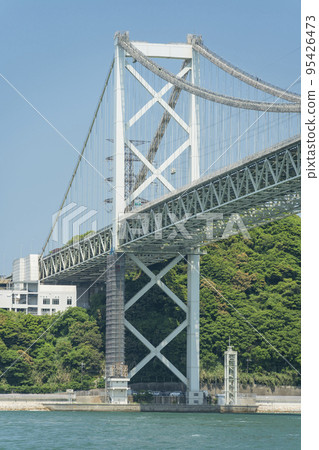 This photo was taken near the Kanmon Kaikyo Bridge. 95426473
