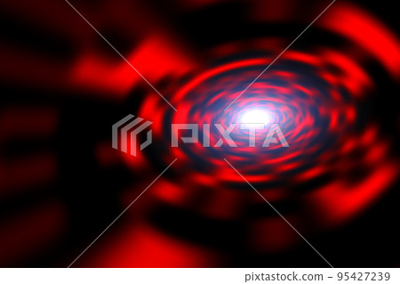 外太空扭曲圖像的背景材料（蟲洞/黑洞圖像） 95427239