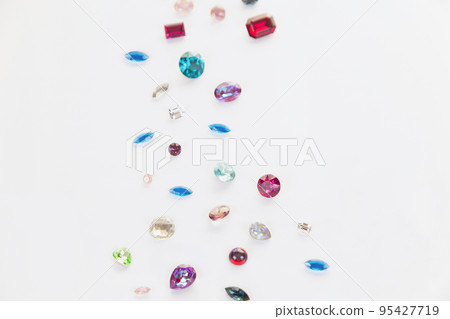 Line made of vintage stone copy space 95427719
