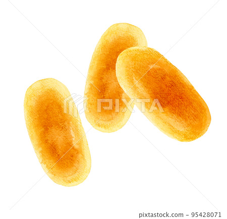 Coppépan 設置手繪水彩插圖素材 Coppépan 設置手繪水彩插圖素材 95428071