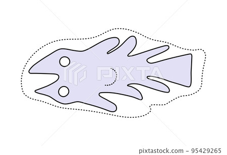 Geoglyph of the fish from Nazca 95429265