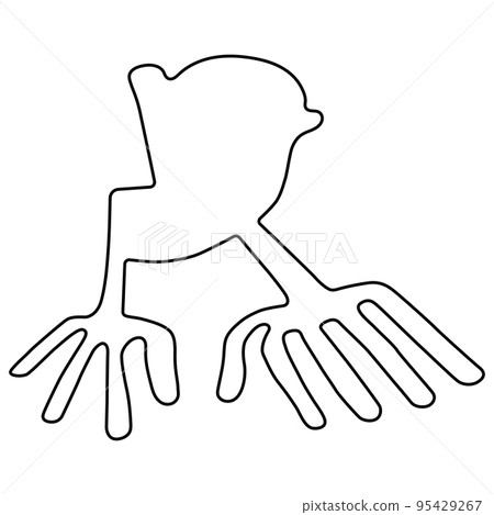 Geoglyph of The Hands from Nazca 95429267