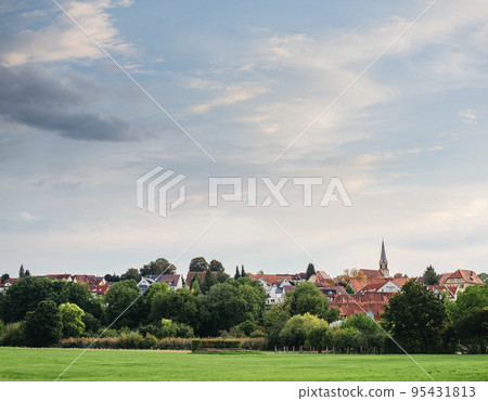 Freiberg am Neckar On the Sunset. Small European town in Baden Wurttemberg, Germany, Europe. Nekar river, southwestern Germany Freiberg am Neckar On the Sunset. Small European town in Baden Wurttemberg, Germany, Europe. Nekar river, southwestern Germany 95431813