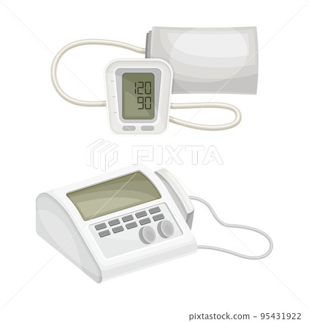 Sphygmomanometer and Defibrillator as Medical Device Vector Set Sphygmomanometer and Defibrillator as Medical Device Vector Set 95431922