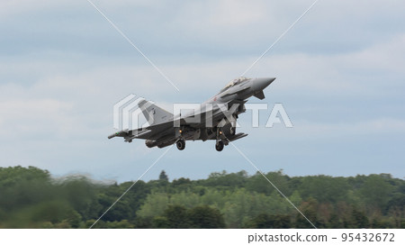 Italian Air Force Eurofighter EF-2000 takeoff 95432672