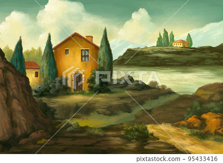 Rural landscape 95433416