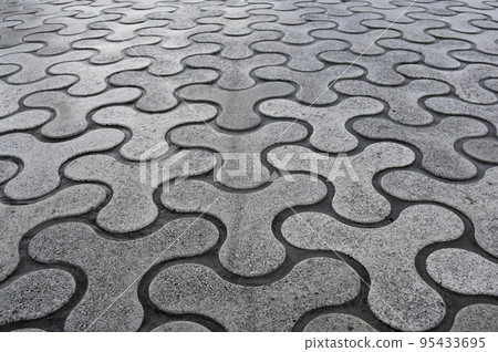 tiles lined with a geometric pattern 95433695