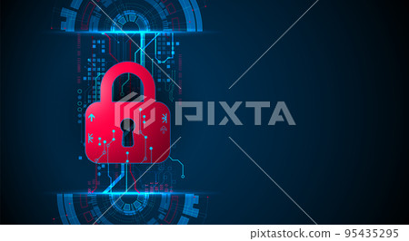 Personal data security Illustrates cyber data or information privacy idea. Color abstract internet technology. Personal data security Illustrates cyber data or information privacy idea. Color abstract internet technology. 95435295