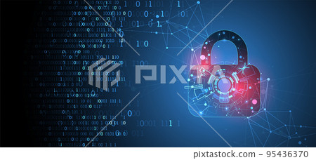 Data security Illustrates cyber data or information privacy idea. Color abstract internet technology. Data security Illustrates cyber data or information privacy idea. Color abstract internet technology. 95436370