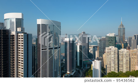 Skyscrapers in Admiralty in Hong Kong City 14 Oct 2022 Skyscrapers in Admiralty in Hong Kong City 14 Oct 2022 95436562