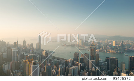 14 Oct 2022 the city skyline of the chai wan, hong kong 95436572