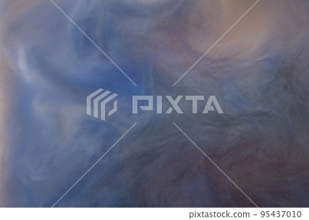 Abstract fluid acrylic painting. Marbled blue abstract Ink cloud on background. Liquid marble pattern. Modern art. Abstract fluid acrylic painting. Marbled blue abstract Ink cloud on background. Liquid marble pattern. Modern art. 95437010