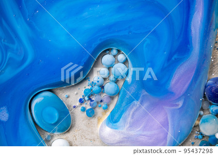 Colorful Bright Bubbles Oil Beautiful Paint Universe Color Moving Multicolored. Space Universe, Quantum Physics. Fantastic Hypnotic Surface. Colorful Bright Bubbles Oil Beautiful Paint Universe Color Moving Multicolored. Space Universe, Quantum Physics. Fantastic Hypnotic Surface. 95437298