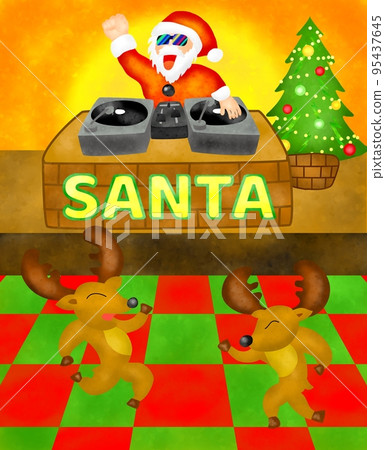 santa claus celebrating christmas santa claus celebrating christmas 95437645