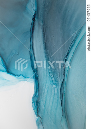 Ink, paint, abstract creative grunge background. Closeup of the alcohol ink painting. Alcohol ink dirty abstract painting, modern contemporary art. Ink, paint, abstract creative grunge background. Closeup of the alcohol ink painting. Alcohol ink dirty abstract painting, modern contemporary art. 95437963