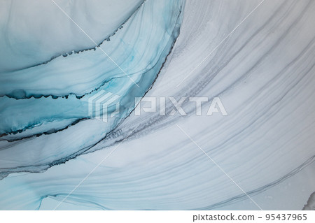 Ink, paint, abstract creative grunge background. Closeup of the alcohol ink painting. Alcohol ink dirty abstract painting, modern contemporary art. Ink, paint, abstract creative grunge background. Closeup of the alcohol ink painting. Alcohol ink dirty abstract painting, modern contemporary art. 95437965
