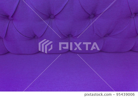 Purple leather upholstery sofa pattern button design furniture style decor texture background decoration vintage abstract 95439006