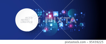 Social media vector background. Communication concept. Social media vector background. Communication concept. 95439225